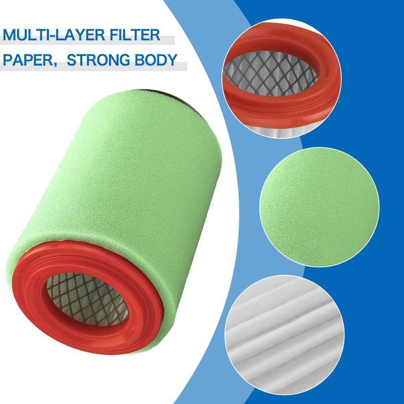 LOCOPOW Big Bear 400 Air Filter for Yamaha Big Bear 400 2000-2012 Big Bear 250 2007-2009 Bear Tracker 250 1999-2004 Bruin 250 2005-2006 YFM400 YFM250 Grizzly 350# 1P0-E4450-00-00 4XE-E4450-00-00 - Image 4